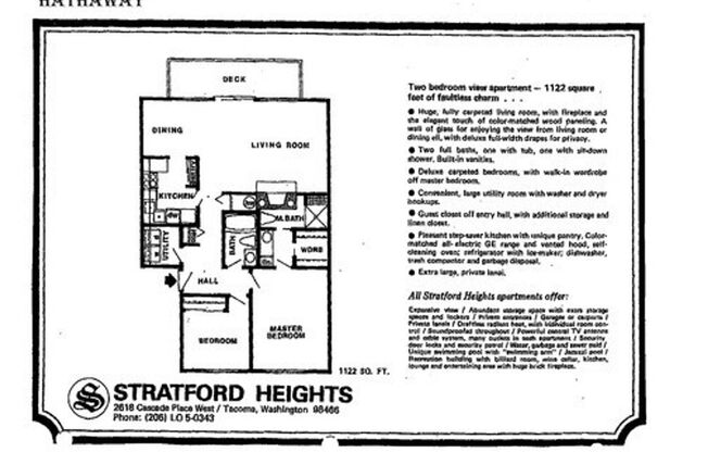 2 beds, 2 baths, 1,122 sqft, $1,950, Unit 44