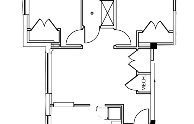 2 beds, 1 bath, 851 sqft, $1,823