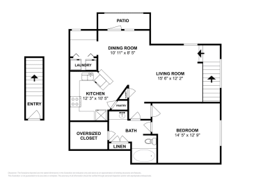 1 bed, 1 bath, 943 sqft, $1,266