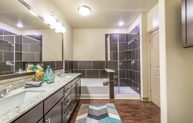 Bathroom With Bathtub at Aviator West 7th, Fort Worth, TX