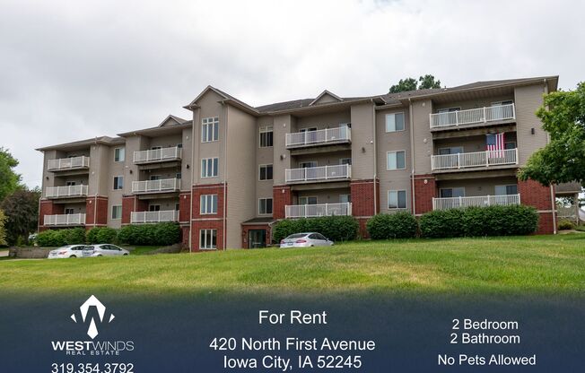 $1,425 | 2 Bedroom, 2 Bathroom Apartment | No Pets* | Available for August 1st, 2025 Move In!