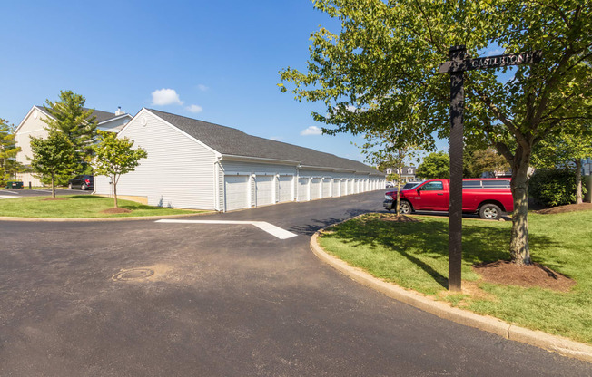 This is a photo of detached garages at Trails of Saddlebrook Apartments in Florence, KY.