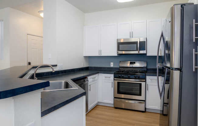 Kitchen with Stainless Steel Appliances