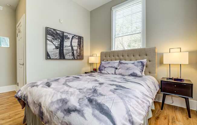 Bedroom with window