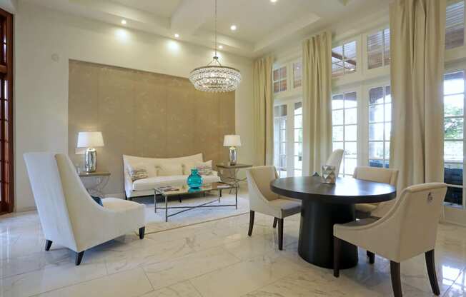 Leasing Office with Lounge Seating