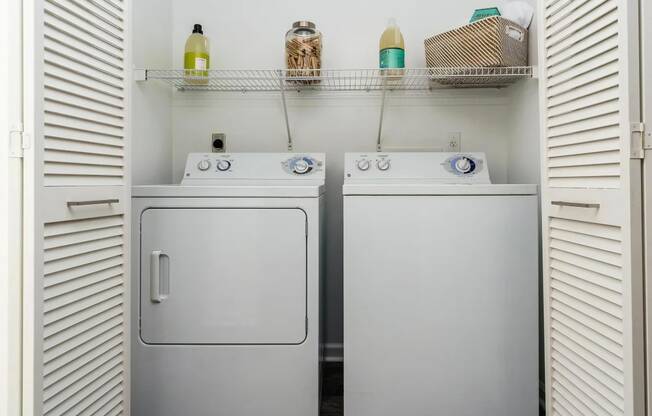 Full Size Laundry Machines Included