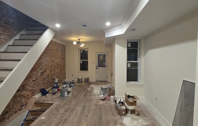 Welcome home to this newly renovated porch front on great west Philly block!