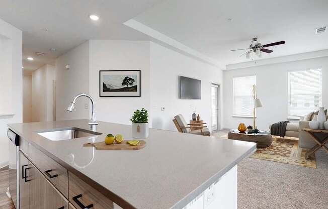 Large Kitchen with Island