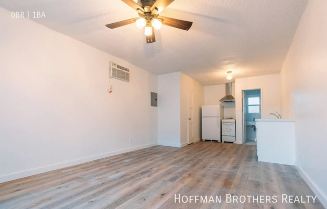 Studio, 1 bath, $1,465