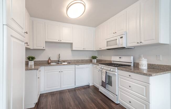 Designer Kitchens with Gas Appliances at Park Apartments, California, 90650
