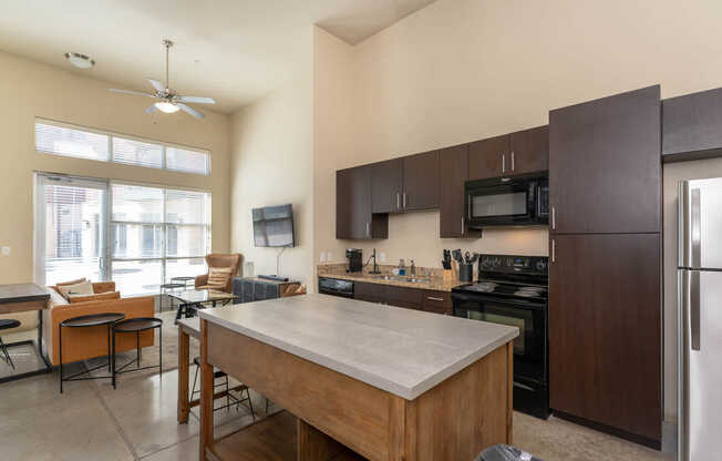 Kitchen with Stainless Steel Appliances