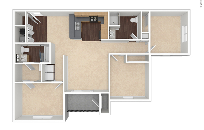 3 beds, 2 baths, 1,206 sqft, $1,876