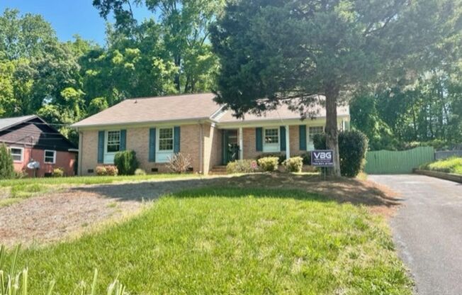 Classic 3 bedroom 1 1/2 bath ranch with great living spaces in popular Starmount neighborhood!