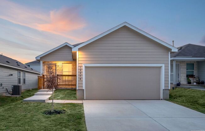 This beautiful single-story home has 4 bedrooms, 2 baths, vinyl flooring throughout, an open floor plan