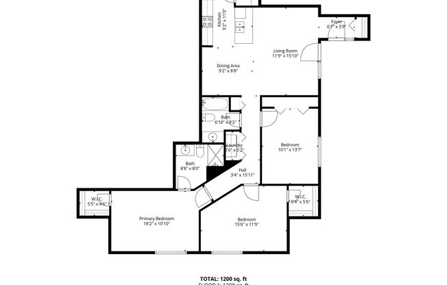 3 beds, 2 baths, 1,400 sqft, $1,899, Unit DW3825C