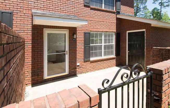 large patio on three bedroom unit