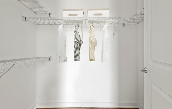 The Helmsman - Walk-in Closets with Upgraded Shelving