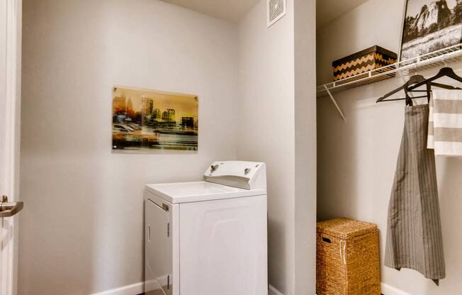 In-Unit Washer and Dryer at Eagles Landing at Church Ranch Apartments