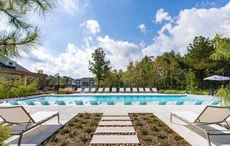 Our resort-style pool features in-pool seating for ultimate comfort and a spacious sundeck perfect for soaking up the rays.