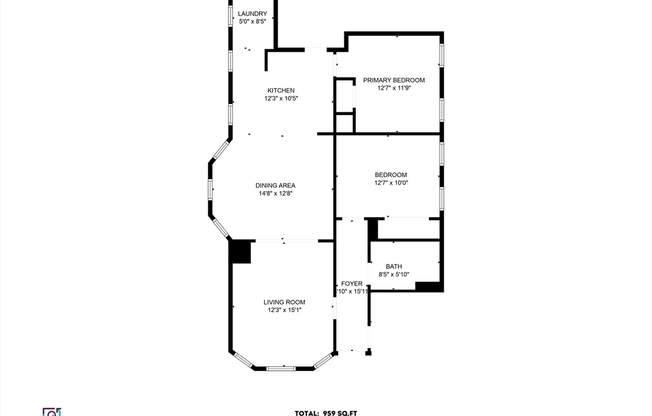 2 beds, 1 bath, 1,000 sqft, $2,700, Unit 2