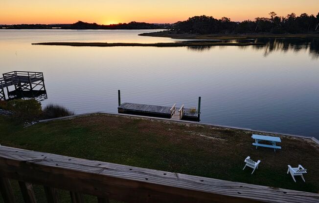 Waterfront Beach House with Private Dock