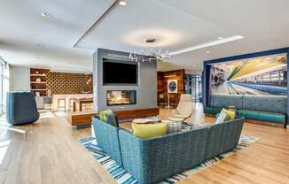 Velo Forest Hills Apartments - Boston, MA apartments - billiards in clubroom