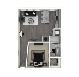 1 bed, 1 bath, 667 sqft, $1,500