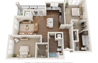 2 beds, 2 baths, 1,128 sqft, $1,899, Unit 143-213