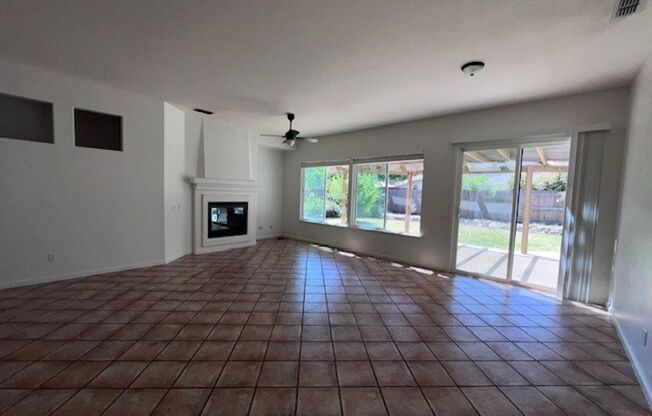 Single level 4 bedroom home close to schools and parks.