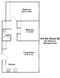 2 beds, 1 bath, 825 sqft, $1,375