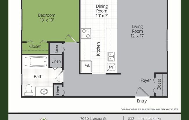 1 bed, 1 bath, 800 sqft, $995, Unit CC138