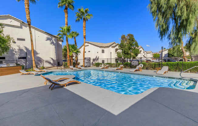 take a dip in the resort style pool at villas at houston levee west apartments