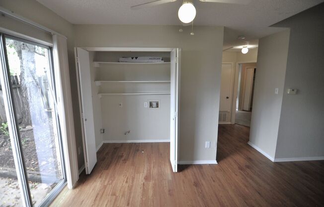 Cute corner lot duplex.