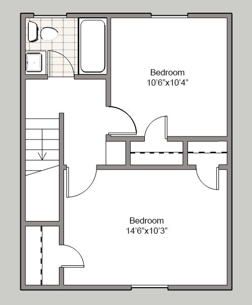 2 beds, 1 bath, $1,950, Unit 003