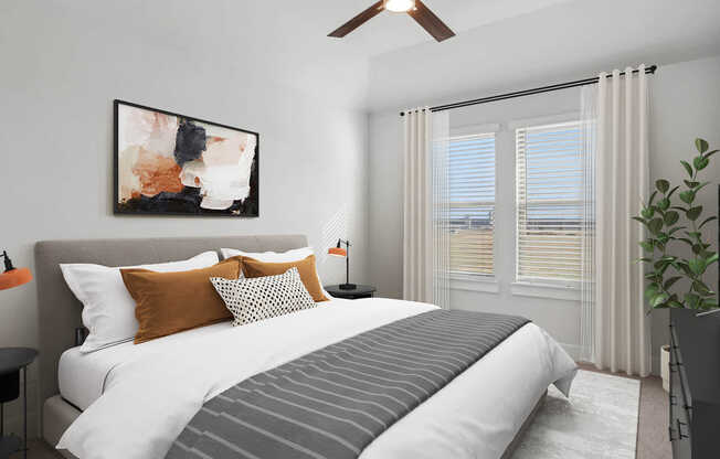 Bedroom with Hard Surface Flooring