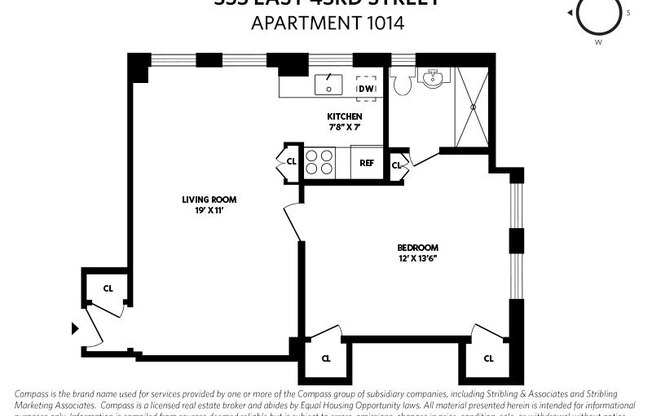 1 bed, 1 bath, $4,250, Unit 1014