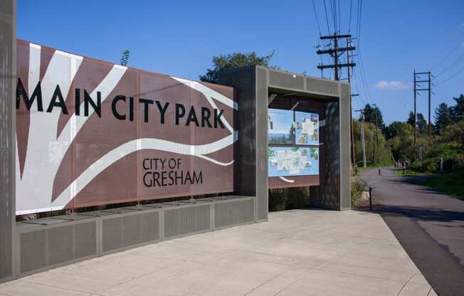 Campbell Park city park sign