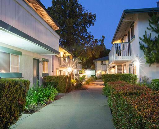 Property Exterior In Night  at Oak Pointe, California, 94538