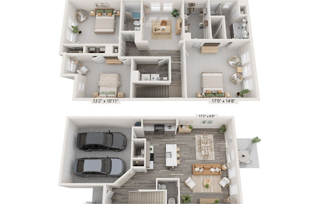 3 beds, 2.5 baths, 1,954 sqft, $2,850