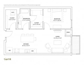 1 bed, 1 bath, 774 sqft, $1,808