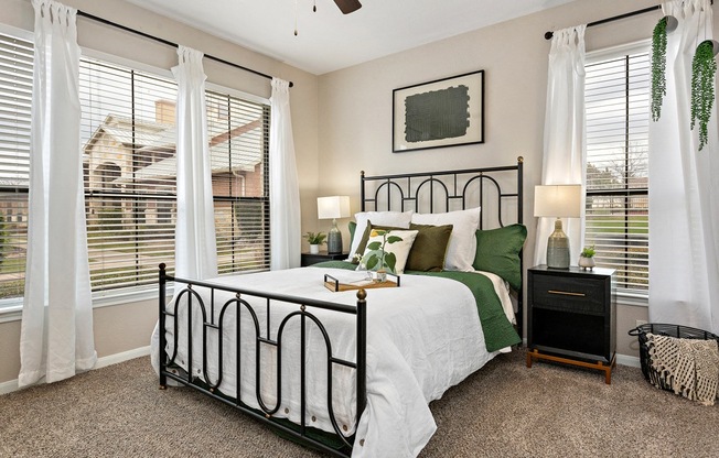 Large bedrooms with lots of natural light! at The Fairways at Star Ranch, Hutto