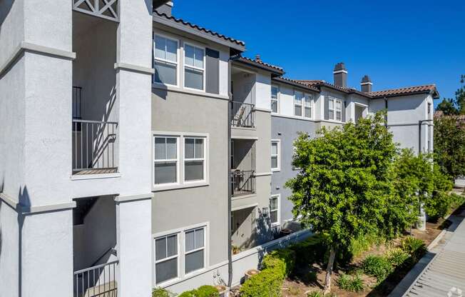 a view of an apartment building at Canyon Crest, Riverside, CA