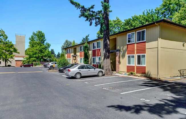 our apartments offer a parking lot for your car