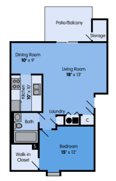 1 bed, 1 bath, 710 sqft, $1,045