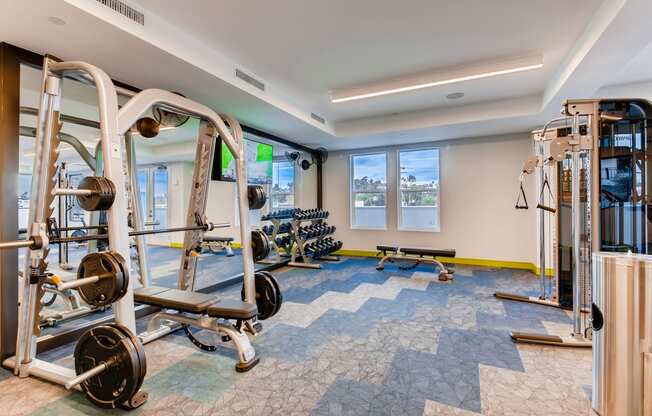 State of The Art Gym at The Rylan Apartments