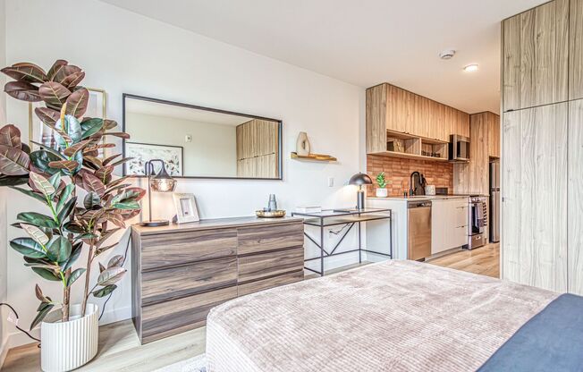 Studio, 1 bath, 314 sqft, $1,002, Unit 415 (MHA)