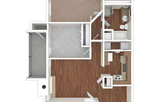 2 beds, 1 bath, 920 sqft, $1,190