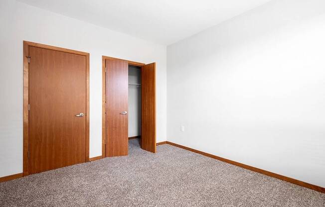 Bedroom with closet and bathroom at 1910 on Water, Milwaukee