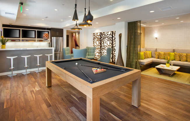 Lounge with Billiards
