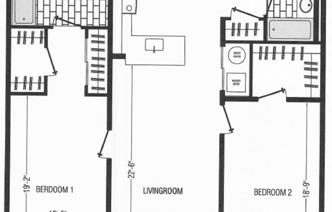 2 beds, 2 baths, 1,146 sqft, $3,450, Unit 803